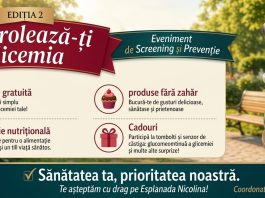 „Controlează-ți Glicemia” – Ediția a II-a! Ieșenii sunt așteptați pe Esplanada Nicolina pentru testări gratuite și sfaturi de sănătate